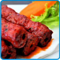 assiette de Sheek Kabab